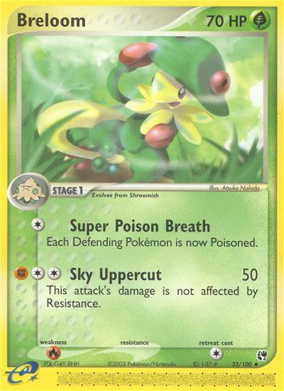 Breloom (33/100) [EX: Sandstorm] | Deep Dive Games St. Marys