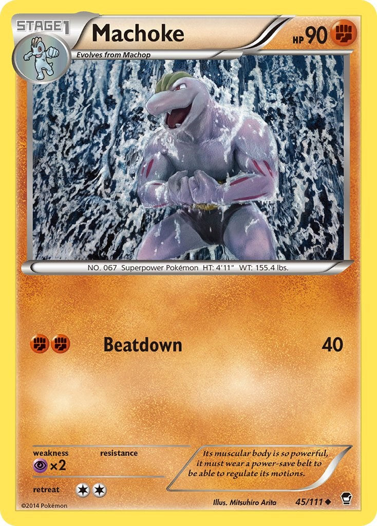 Machoke (45/111) [XY: Furious Fists] | Deep Dive Games St. Marys