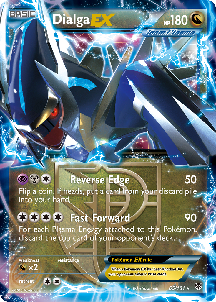 Dialga EX (65/101) [Black & White: Plasma Blast] | Deep Dive Games St. Marys