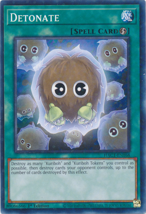Detonate (Duel Terminal) [HAC1-EN168] Common | Deep Dive Games St. Marys