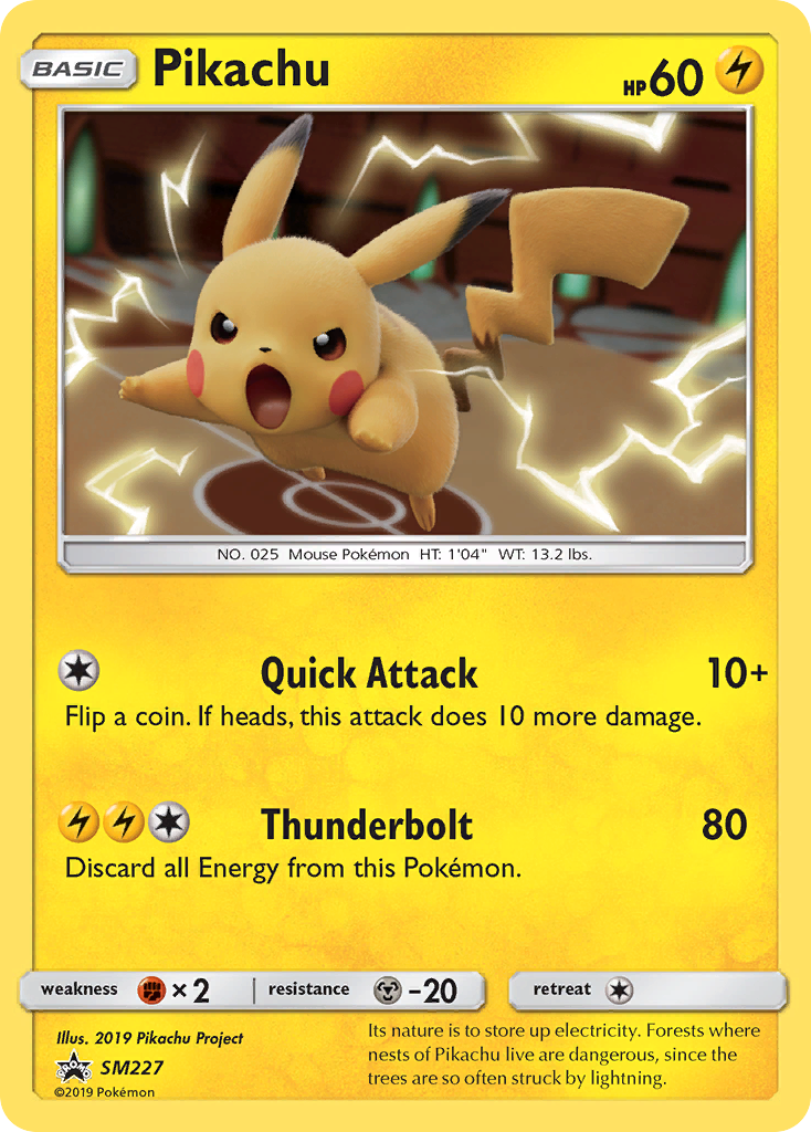 Pikachu (SM227) [Sun & Moon: Black Star Promos] | Deep Dive Games St. Marys