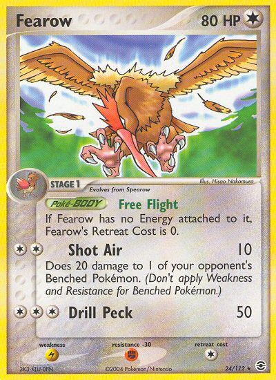 Fearow (24/112) [EX: FireRed & LeafGreen] | Deep Dive Games St. Marys