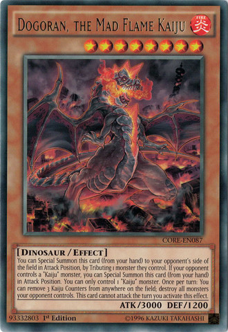 Dogoran, the Mad Flame Kaiju [CORE-EN087] Rare | Deep Dive Games St. Marys