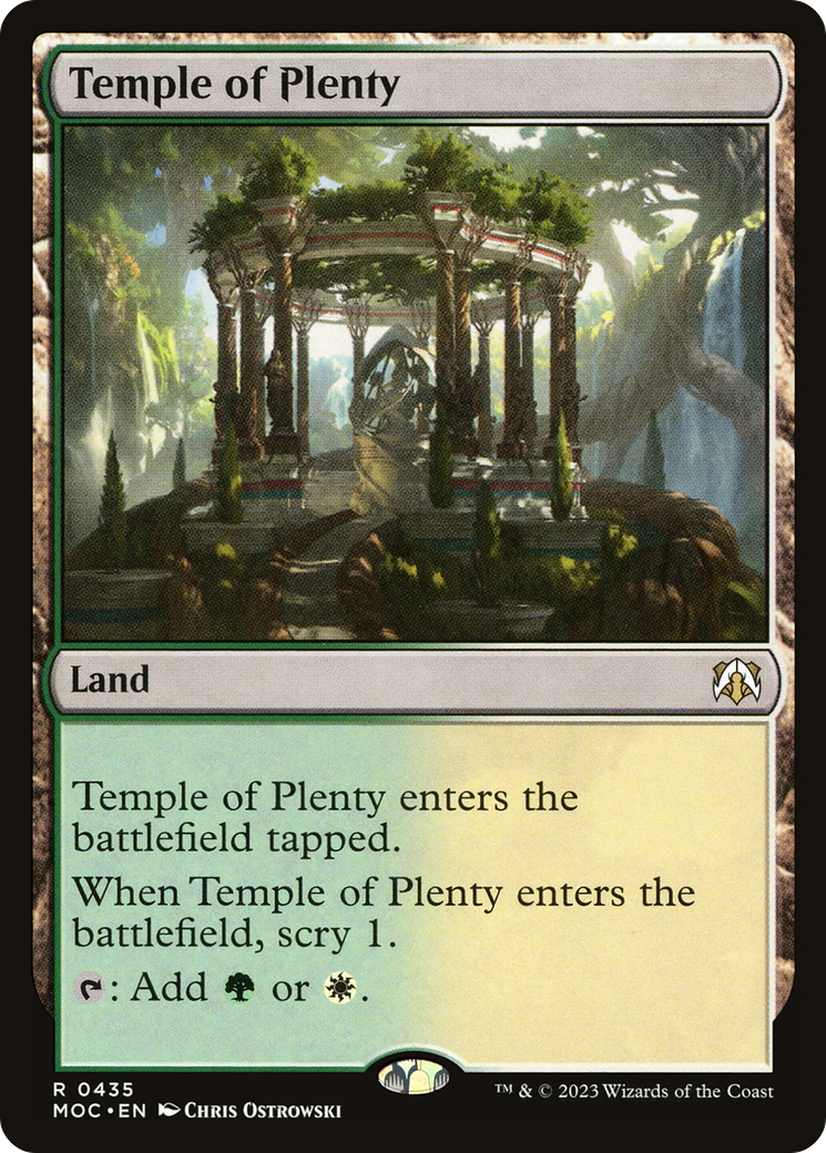 Temple of Plenty [March of the Machine Commander] | Deep Dive Games St. Marys