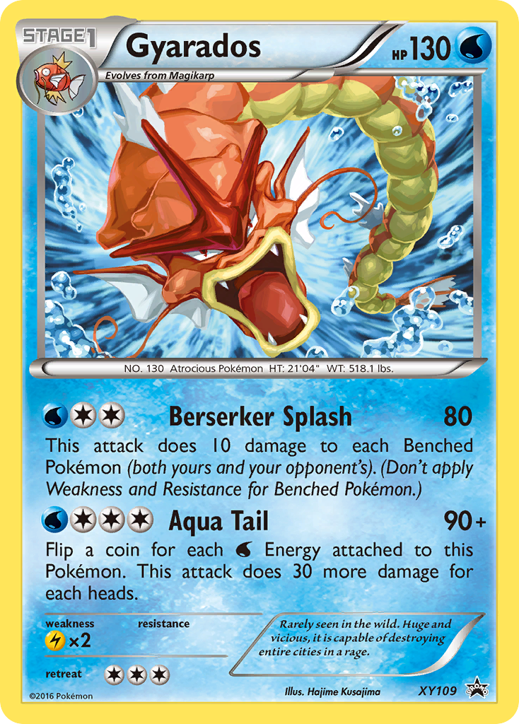 Gyarados (XY109) [XY: Black Star Promos] | Deep Dive Games St. Marys