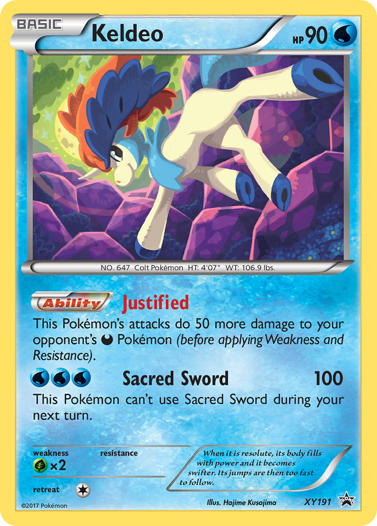 Keldeo (XY191) [XY: Black Star Promos] | Deep Dive Games St. Marys