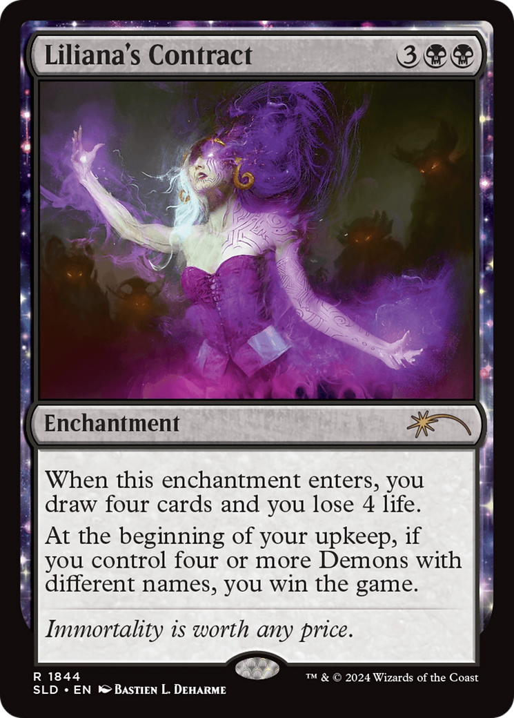 Liliana's Contract (1844) [Secret Lair Drop Series] | Deep Dive Games St. Marys
