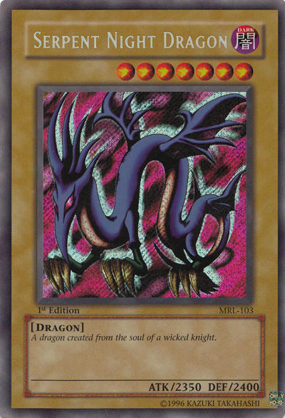 Serpent Night Dragon [MRL-103] Secret Rare | Deep Dive Games St. Marys