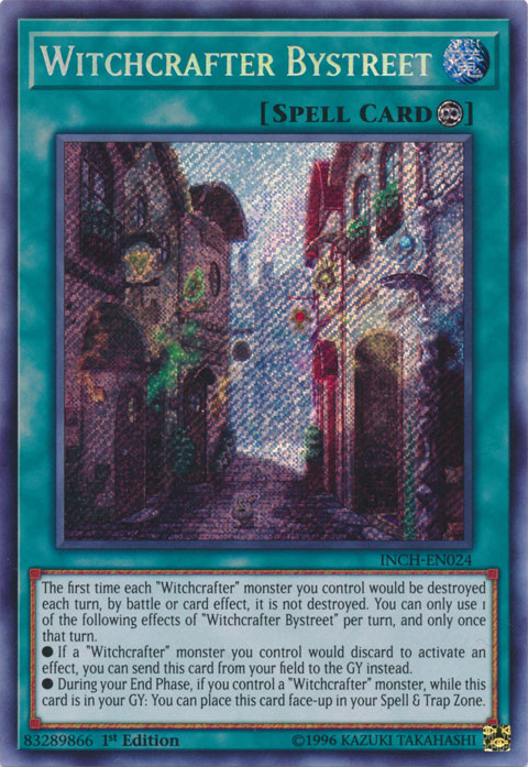 Witchcrafter Bystreet [INCH-EN024] Secret Rare | Deep Dive Games St. Marys