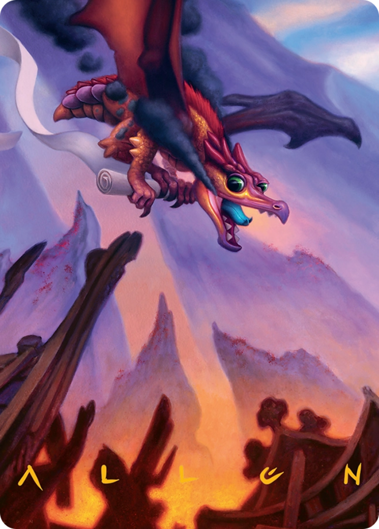 Scavenger Regent Art Card (45/54) [Tarkir: Dragonstorm Art Series] | Deep Dive Games St. Marys