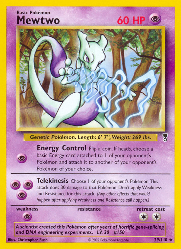 Mewtwo (29/110) [Legendary Collection] | Deep Dive Games St. Marys