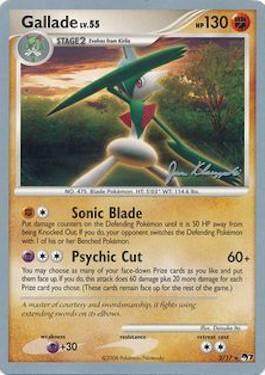 Gallade LV.55 (2/17) (Psychic Lock - Jason Klaczynski) [World Championships 2008] | Deep Dive Games St. Marys