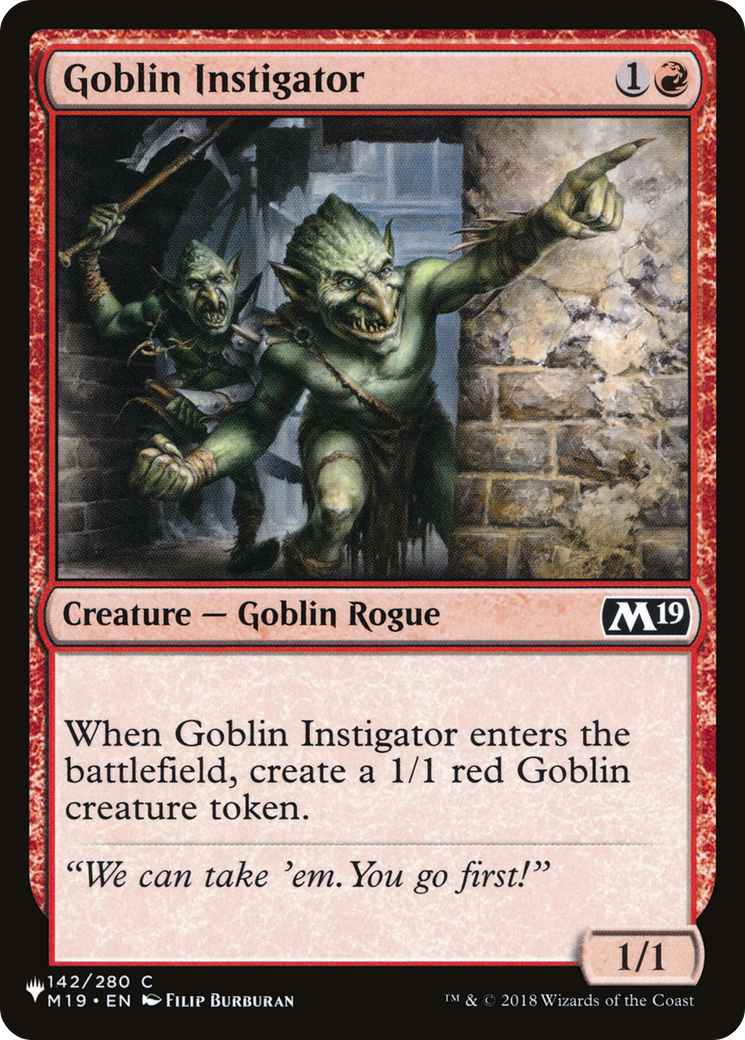 Goblin Instigator [The List] | Deep Dive Games St. Marys