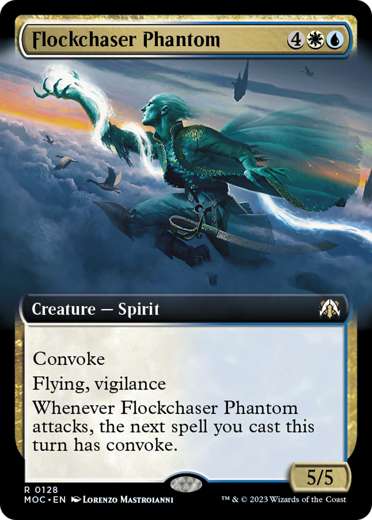 Flockchaser Phantom (Extended Art) [March of the Machine Commander] | Deep Dive Games St. Marys