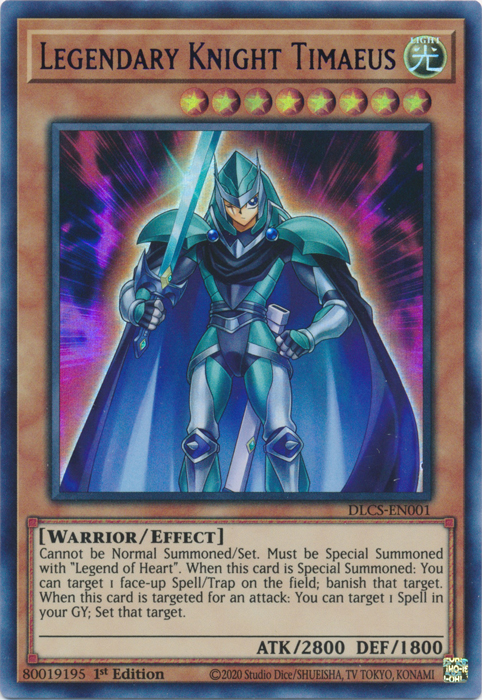 Legendary Knight Timaeus (Blue) [DLCS-EN001] Ultra Rare | Deep Dive Games St. Marys