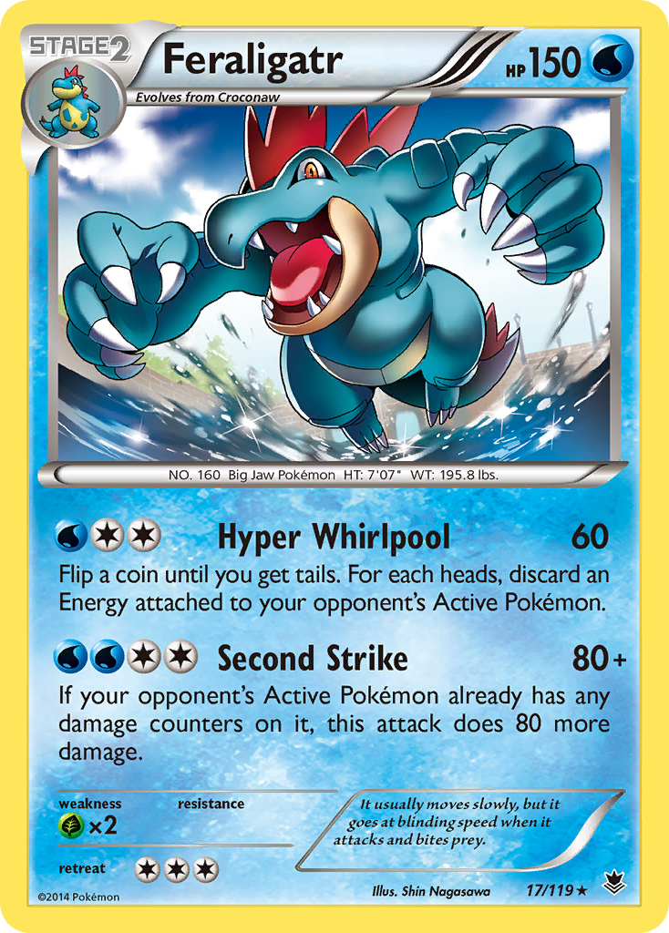 Feraligatr (17/119) [XY: Phantom Forces] | Deep Dive Games St. Marys