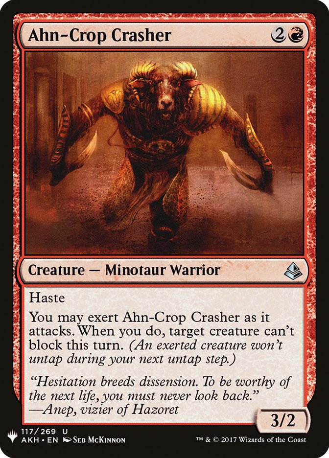 Ahn-Crop Crasher [Mystery Booster] | Deep Dive Games St. Marys