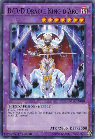 D/D/D Oracle King d'Arc [SP17-EN040] Starfoil Rare | Deep Dive Games St. Marys