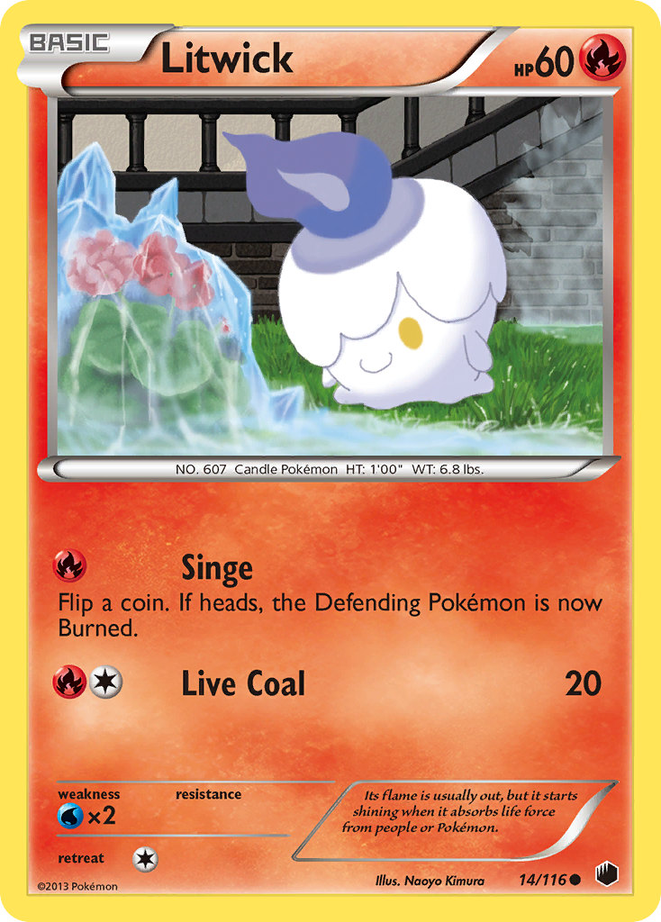 Litwick (14/116) [Black & White: Plasma Freeze] | Deep Dive Games St. Marys