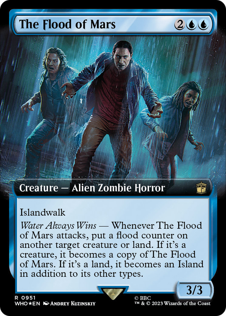 The Flood of Mars (Extended Art) (Surge Foil) [Doctor Who] | Deep Dive Games St. Marys