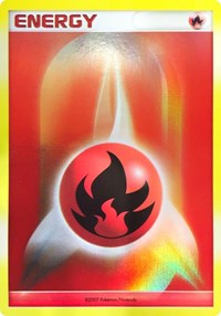 Fire Energy (2007 2008 League Promo) [League & Championship Cards] | Deep Dive Games St. Marys