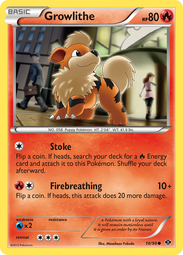 Growlithe (10/99) [Black & White: Next Destinies] | Deep Dive Games St. Marys