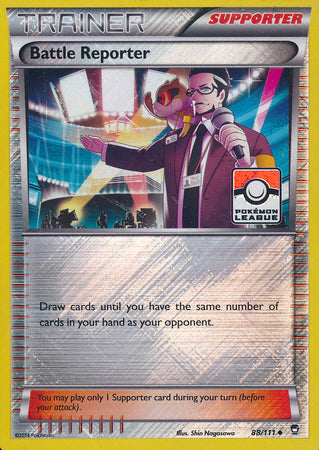 Battle Reporter (88/111) (League Promo) [XY: Furious Fists] | Deep Dive Games St. Marys