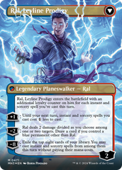 Ral, Monsoon Mage // Ral, Leyline Prodigy (Borderless) (Textured Foil) [Modern Horizons 3] | Deep Dive Games St. Marys