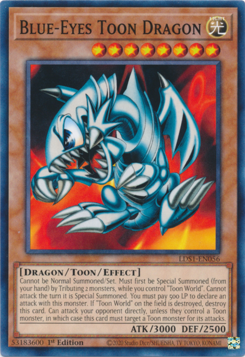 Blue-Eyes Toon Dragon [LDS1-EN056] Common | Deep Dive Games St. Marys