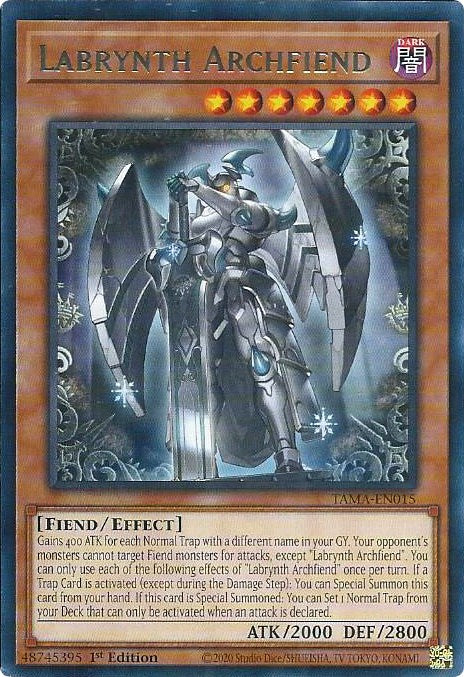 Labrynth Archfiend [TAMA-EN015] Rare | Deep Dive Games St. Marys