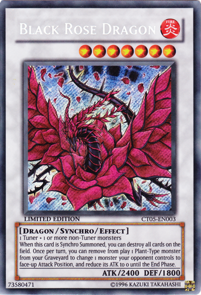 Black Rose Dragon [CT05-EN003] Secret Rare | Deep Dive Games St. Marys