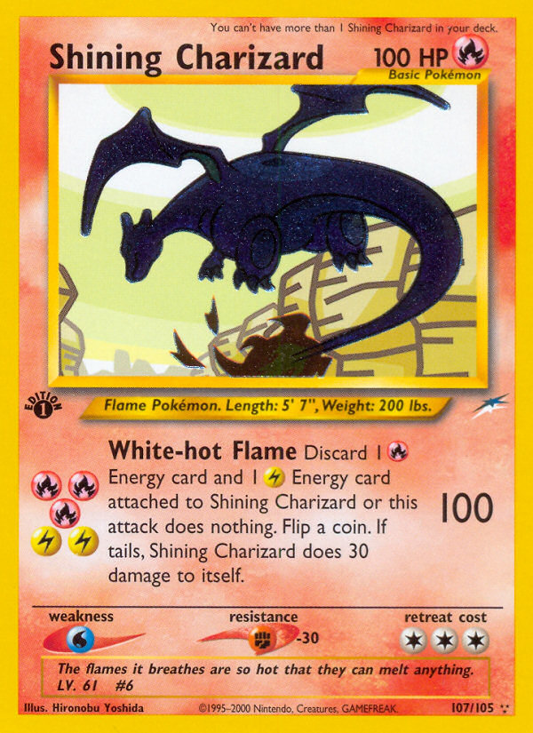 Shining Charizard (107/105) [Neo Destiny 1st Edition] | Deep Dive Games St. Marys