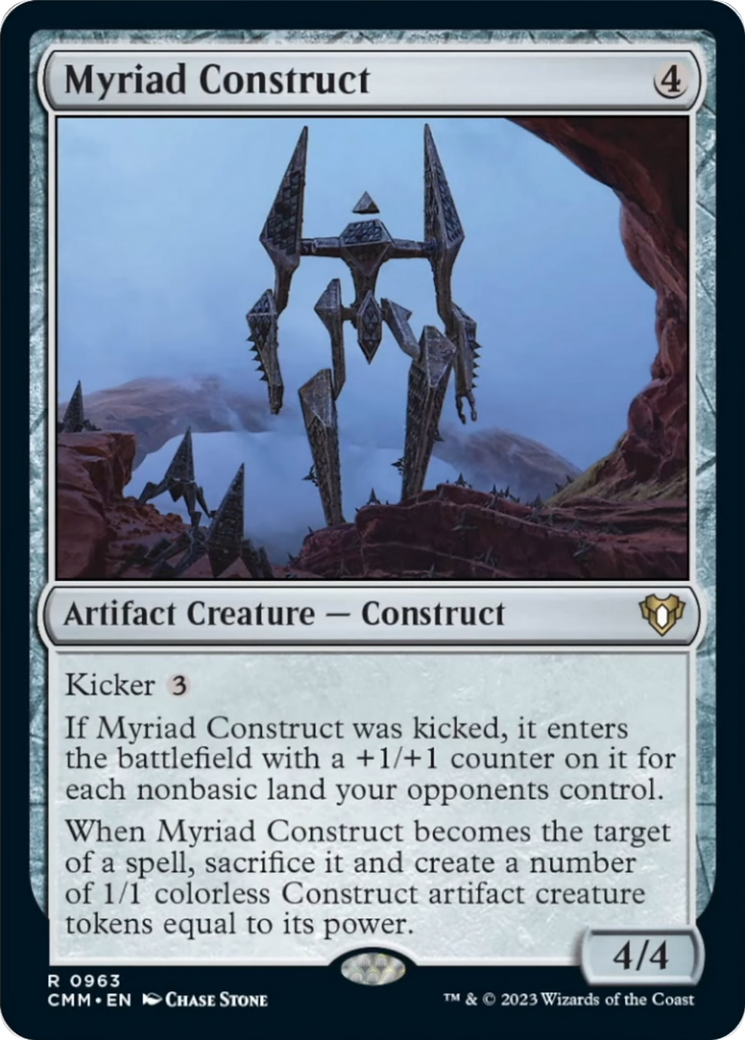 Myriad Construct [Commander Masters] | Deep Dive Games St. Marys