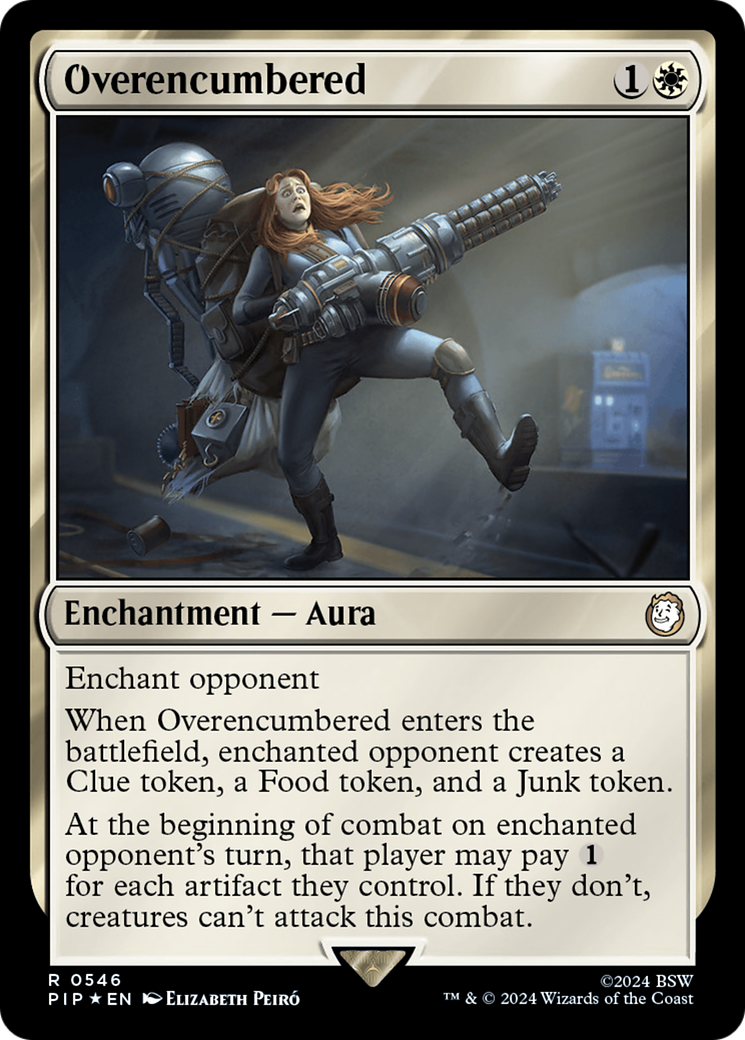 Overencumbered (Surge Foil) [Fallout] | Deep Dive Games St. Marys