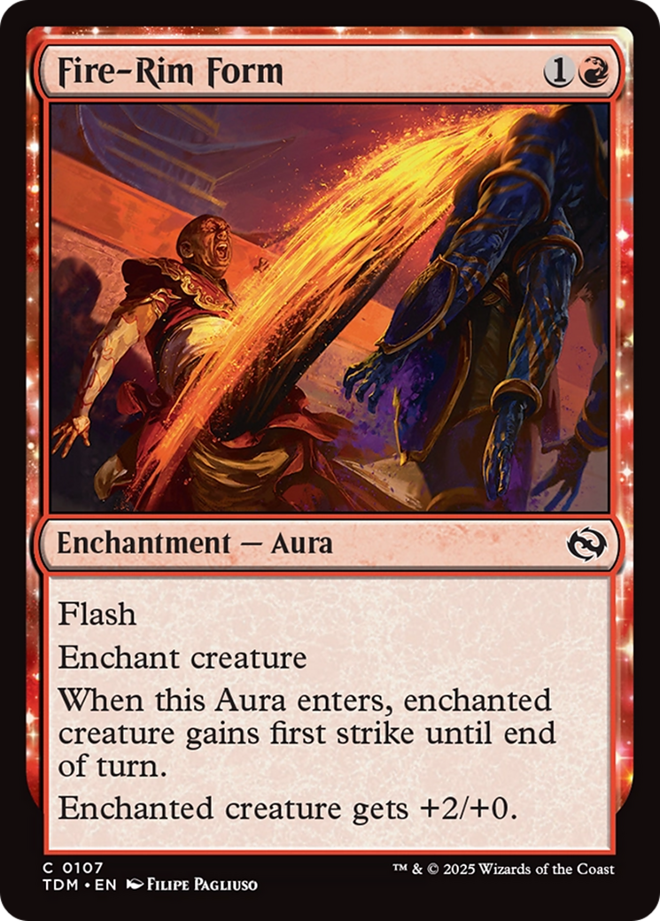 Fire-Rim Form [Tarkir: Dragonstorm] | Deep Dive Games St. Marys