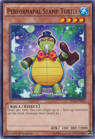 Performapal Stamp Turtle [SECE-EN005] Common | Deep Dive Games St. Marys