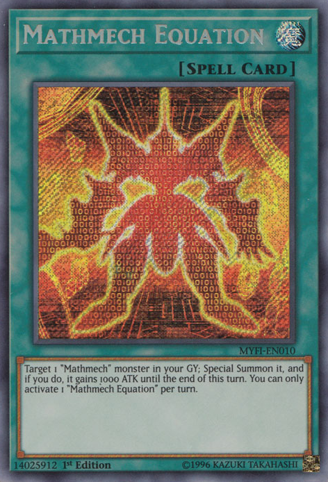 Mathmech Equation [MYFI-EN010] Secret Rare | Deep Dive Games St. Marys