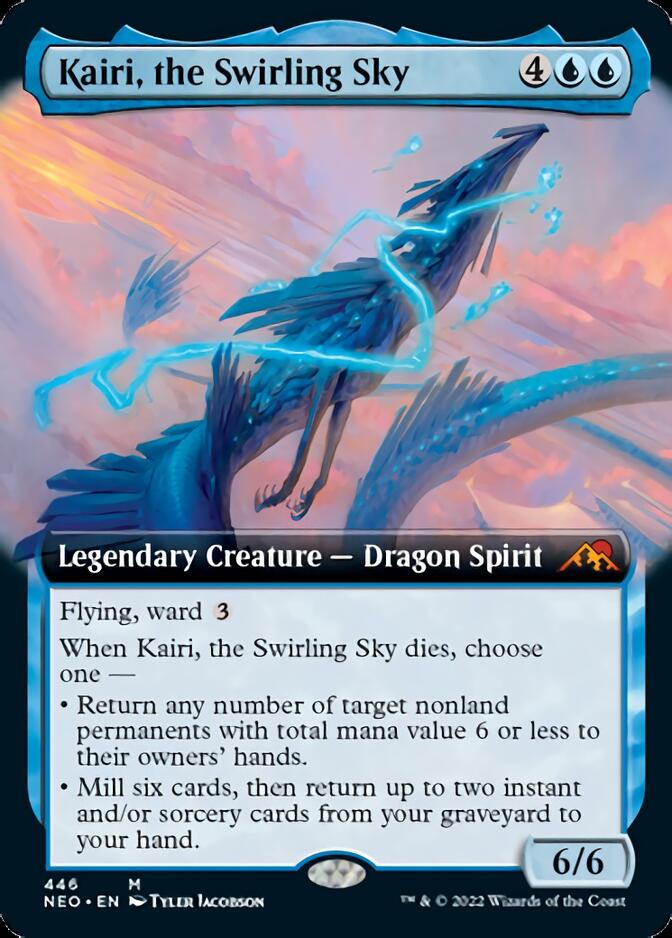 Kairi, the Swirling Sky (Extended Art) [Kamigawa: Neon Dynasty] | Deep Dive Games St. Marys