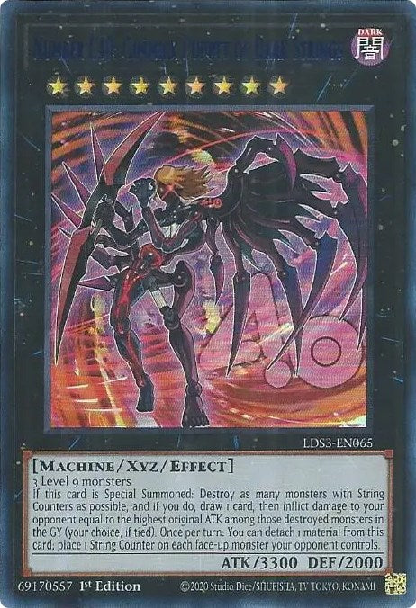 Number C40: Gimmick Puppet of Dark Strings (Blue) [LDS3-EN065] Ultra Rare | Deep Dive Games St. Marys