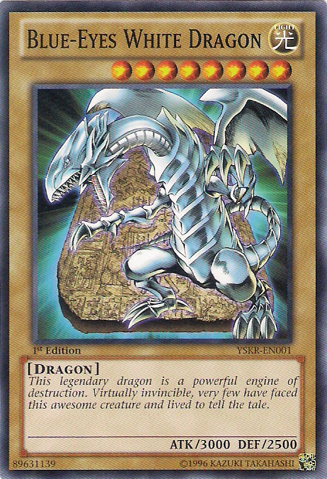 Blue-Eyes White Dragon [YSKR-EN001] Common | Deep Dive Games St. Marys