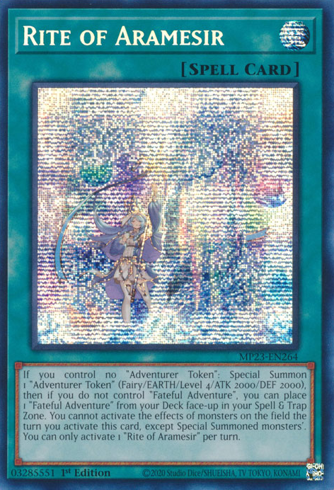 Rite of Aramesir [MP23-EN264] Prismatic Secret Rare | Deep Dive Games St. Marys