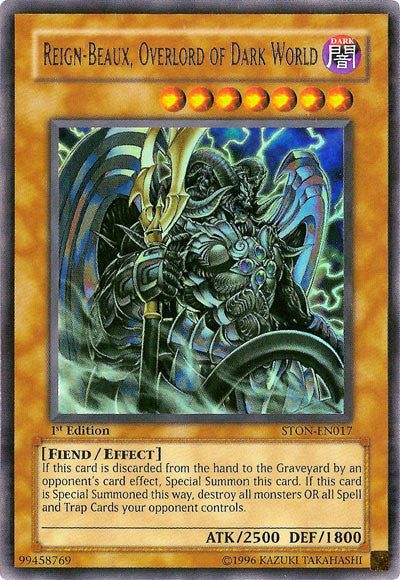 Reign-Beaux, Overlord of Dark World [STON-EN017] Ultra Rare | Deep Dive Games St. Marys