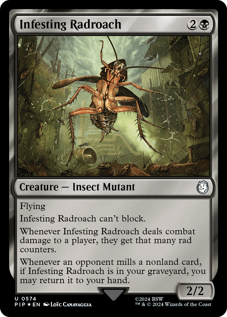 Infesting Radroach (Surge Foil) [Fallout] | Deep Dive Games St. Marys