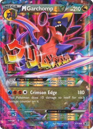 M Garchomp EX (XY168) (Jumbo Card) [XY: Black Star Promos] | Deep Dive Games St. Marys