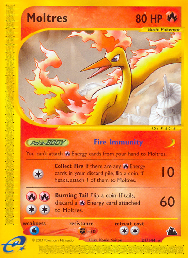 Moltres (21/144) [Skyridge] | Deep Dive Games St. Marys