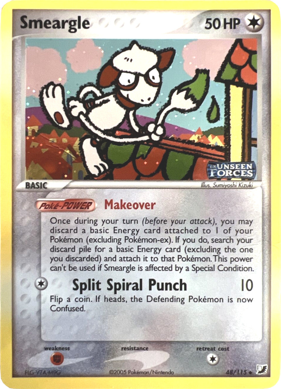 Smeargle (48/115) (Stamped) [EX: Unseen Forces] | Deep Dive Games St. Marys