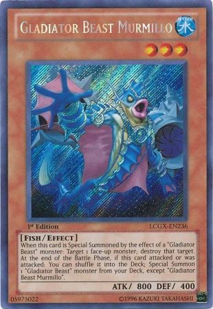 Gladiator Beast Murmillo [LCGX-EN236] Secret Rare | Deep Dive Games St. Marys