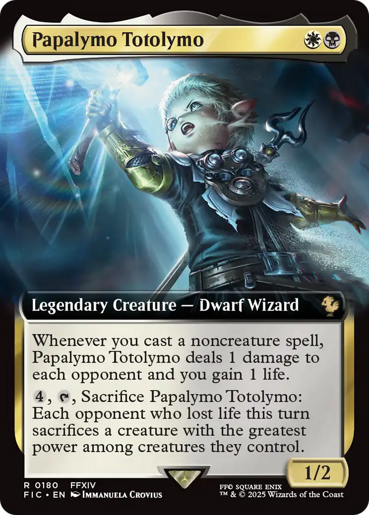 Papalymo Totolymo (Extended Art) [FINAL FANTASY Commander] | Deep Dive Games St. Marys