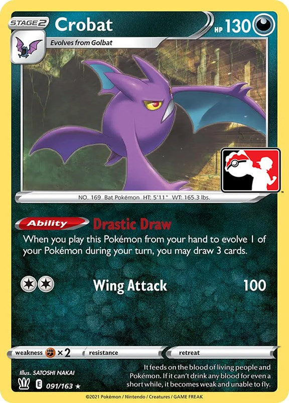 Crobat (091/163) [Prize Pack Series One] | Deep Dive Games St. Marys