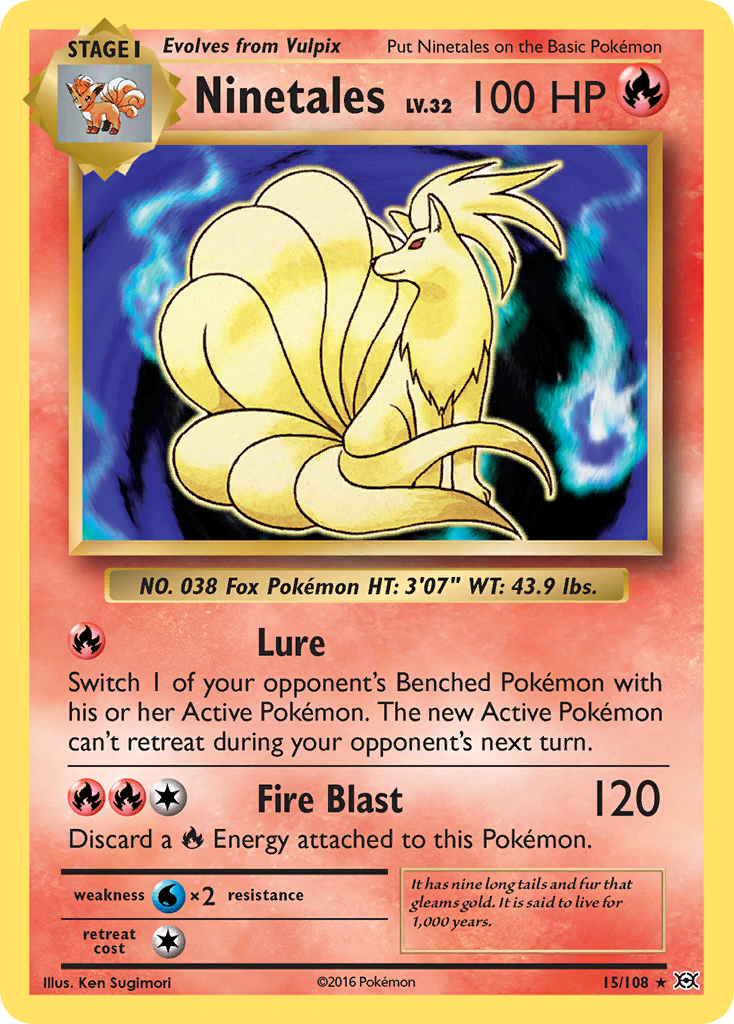 Ninetales (15/108) [XY: Evolutions] | Deep Dive Games St. Marys